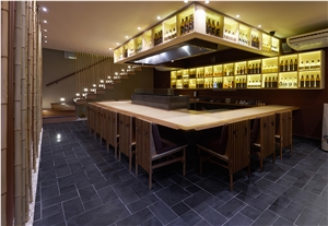 Brazil Montauk Black Slate Tiles & Slabs