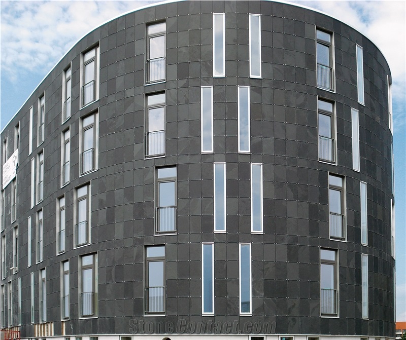 Brazil Montauk Black Slate Tiles & Slabs