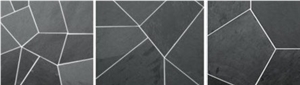 Brazil Montauk Black Slate Tiles & Slabs