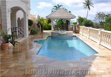 Daffodil Yellow - Yellow Quartzite Flagstone