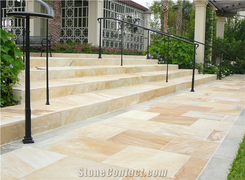 Daffodil Yellow - Yellow Quartzite Flagstone