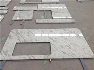 Andromeda White Granite Prefab Vanity Top