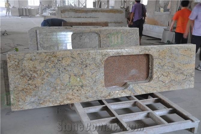 Top Quality Crema Bordeaux Granite Countertop