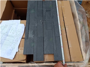 Wall Cladding Natural Stone Black Slate