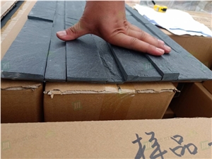 Wall Cladding Natural Stone Black Slate