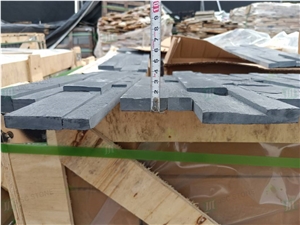 Wall Cladding Natural Stone Black Slate