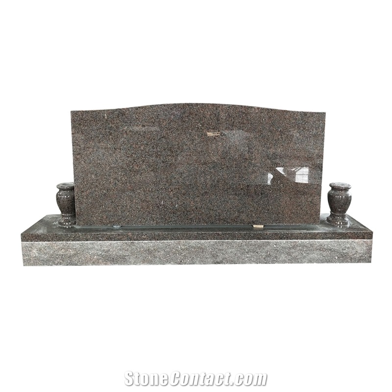 American Mahogany Serp Top Monuments Cemetery