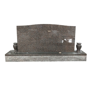 American Mahogany Serp Top Monuments Cemetery