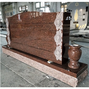 Cats Eye Granite Double Headstones for Canada