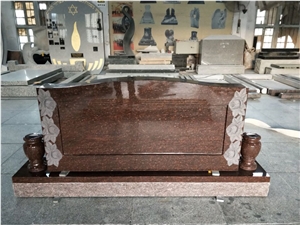 Cats Eye Granite Double Headstones for Canada