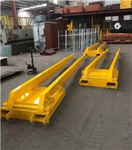 Double Forklift Boom for Unload Slab Bundles