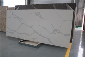 Calacatta Cream Quartz for Countertop Kitchentop