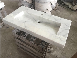 Carrara White Bianco Carrara Stock Sink Basin Carrara White Bianco Carrara Stock Sink Basin