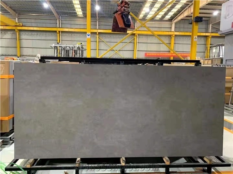 Ceramic Artificial Stone Sintered Stone Grey Slab