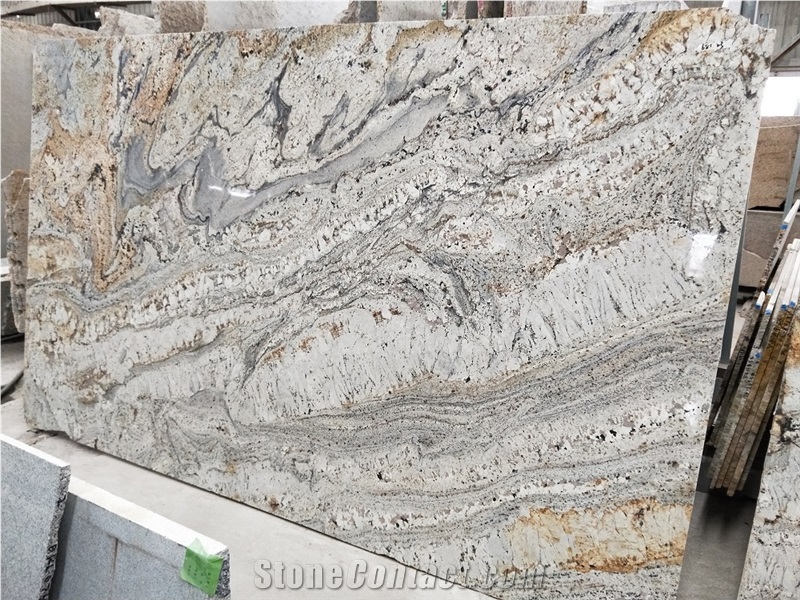 Dragon Gold Granite Countertop Prefabrication
