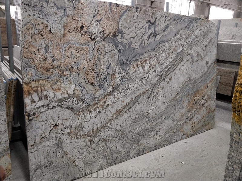 Dragon Gold Granite Countertop Prefabrication