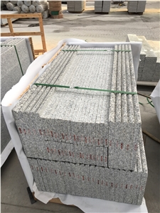 G602 Stairs Project Chinese Granite Light Grey