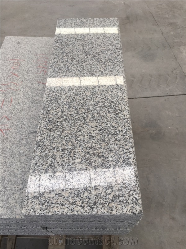 G602 Stairs Project Chinese Granite Light Grey