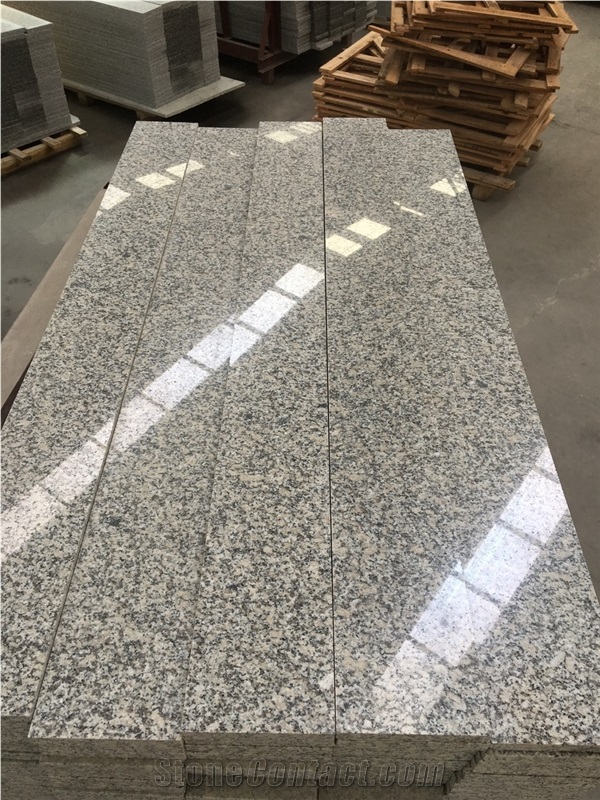 G602 Stairs Project Chinese Granite Light Grey