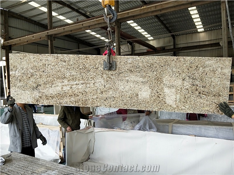 Giallo Ornamental Granite Countertops Kitchen Gold