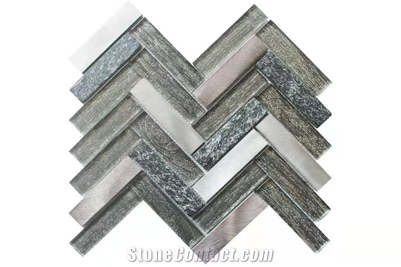Glass Mosaic Arrow Shape New Patterns