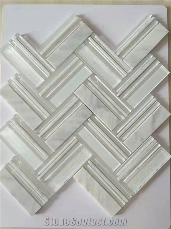 Glass Mosaic Arrow Shape New Patterns