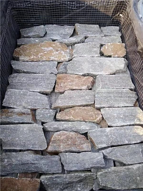 Grey /Beige Slate Cultured for Walling/Fireplace