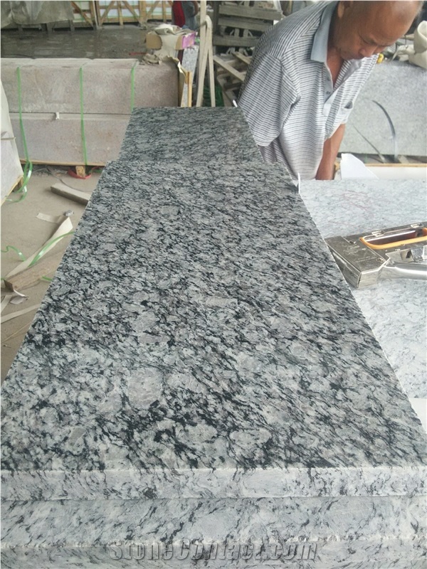 Spray White Granite G418 for Walling Slabs Tiles