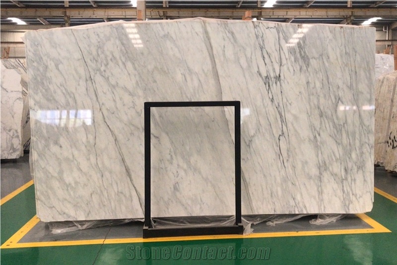 Statuario Carrara Marble Big Slabs Factory Stock