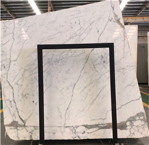 Statuario Carrara Marble Big Slabs Factory Stock