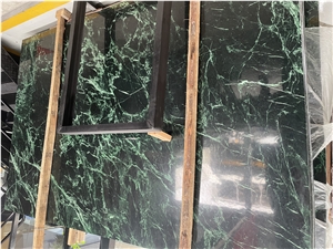 Verde Alpi Important Marble Dark Green Slabs/Tiles