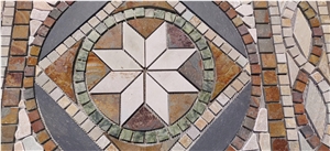 Waterjet Medallion Cultured Stones New Pattern