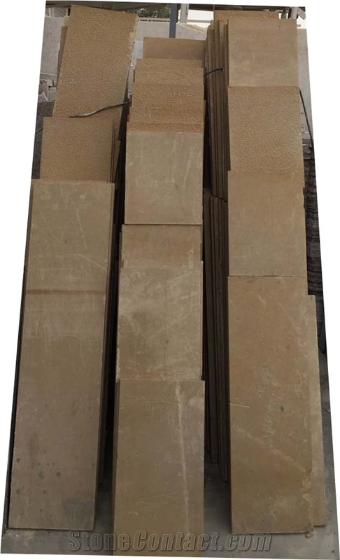 Beige Egyptian Limestone Block