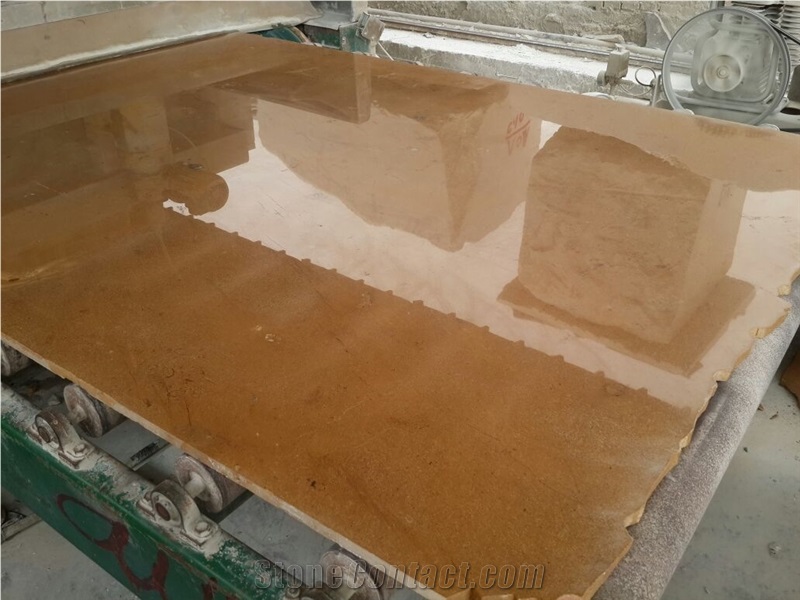 Golden Sinai Marble Tiles & Slabs, Polished