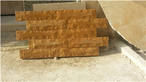 Golden Sinai Marble Tiles & Slabs, Split Face