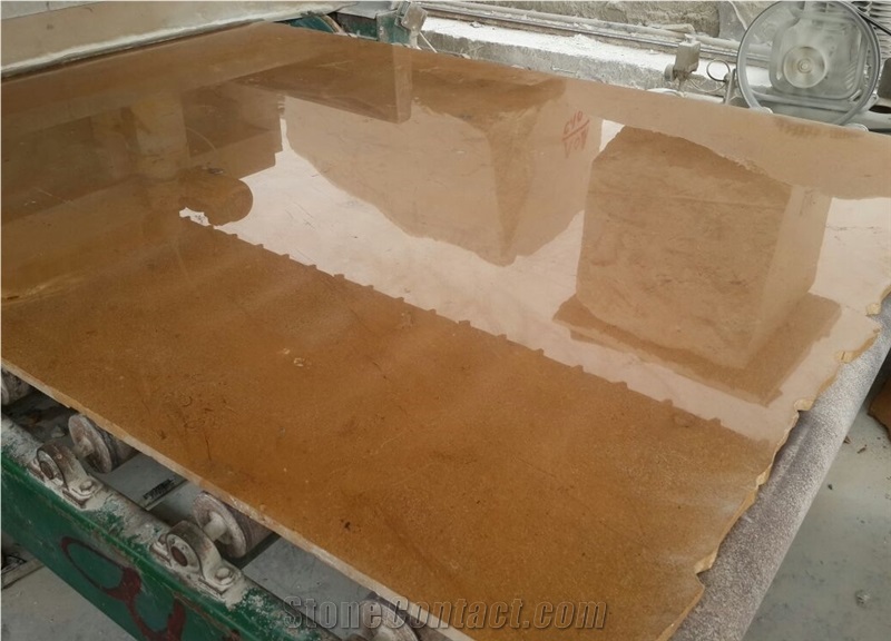 Golden Sinai Polished Marble Slabs & Tiles