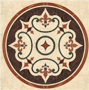 Stone Floor Medallion, Waterjet Medallions