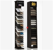Cambria Quartz Stone Sample Stand In Showroom