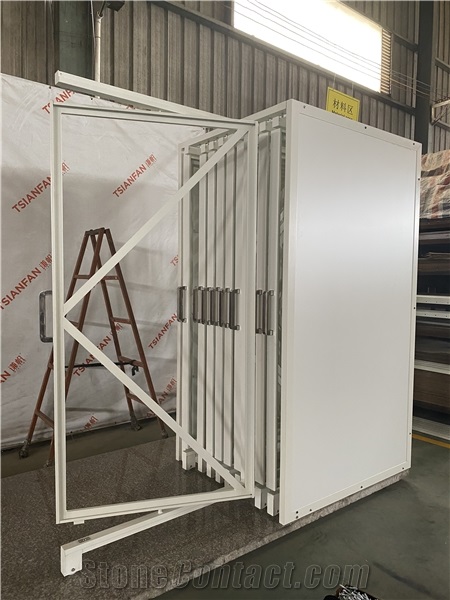 Pull Out Display Stand For Porcelain, Stone Sample