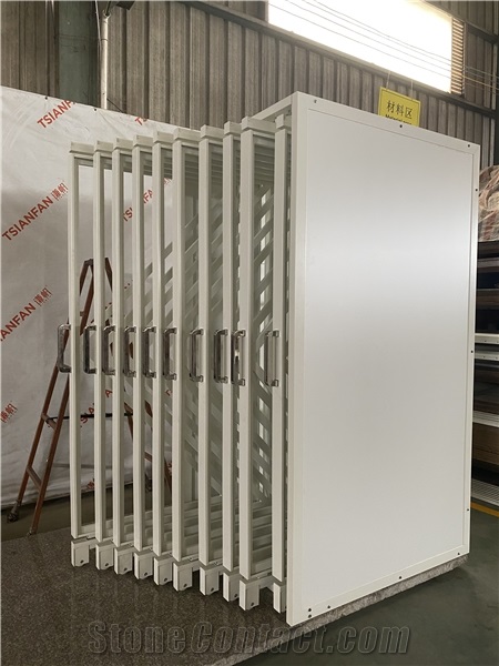 Pull Out Display Stand For Porcelain, Stone Sample