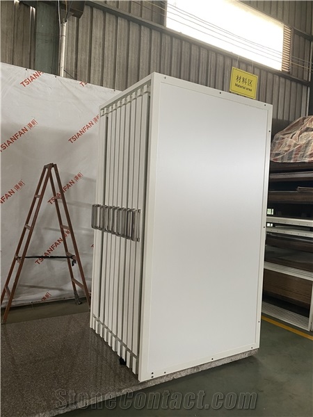 Pull Out Display Stand For Porcelain, Stone Sample