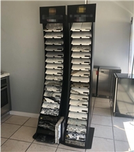 Quartz Marble Granite Stone Sample Tower Display Stand