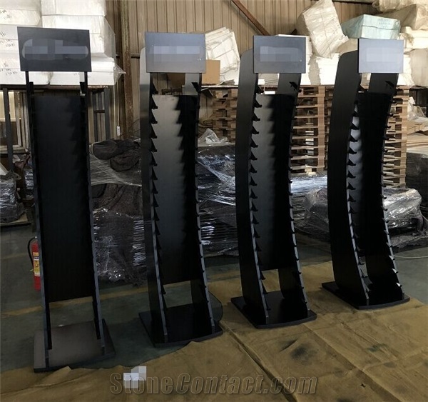 Quartz Marble Granite Stone Sample Tower Display Stand