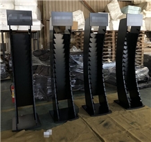 Quartz Marble Granite Stone Sample Tower Display Stand