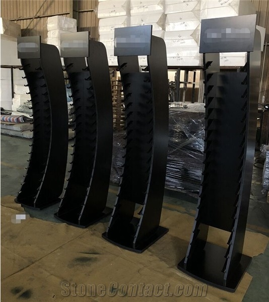 Quartz Marble Granite Stone Sample Tower Display Stand