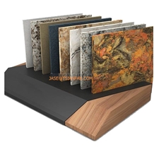 Quartz Marble Table Display Stand In Showroom