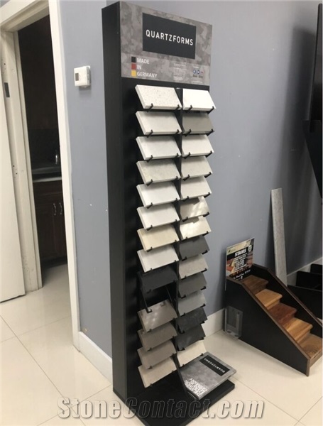 Quartz Sample Flooring MDF Display Stand Rack