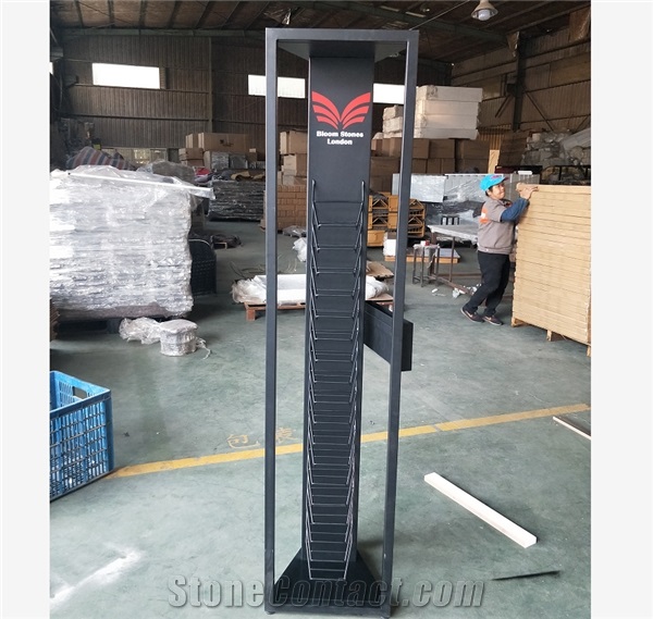 Quartz Showroom Display Stand For Stone Wholesaler