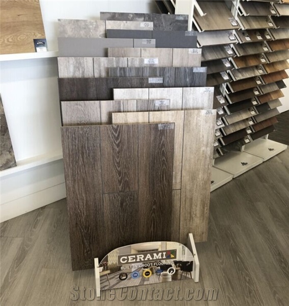 Wood Floor Display For Showroom
