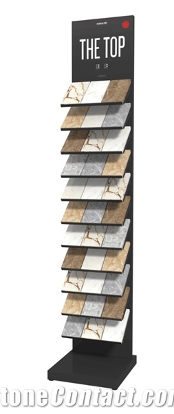 Tower Display Rack For Quartz Marble Granite Stone
